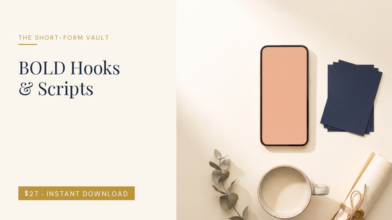 BOLD Hooks & Scripts cover